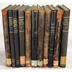 Zeitschrift fur den physikalischen und chemischen unterricht. (v.5, 10, 11, 13, 15, 18, 20, 22, 30, 32, 41) (1891-1928) (11 volumes)